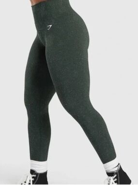 NWT Gymshark Adapt Fleck Seamless Leggings in Green Women’s Size Small